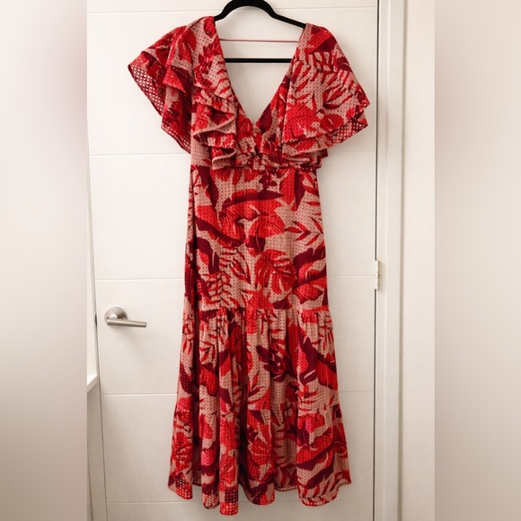 Johanna Ortiz x H&M Eyelet Embroidered Dress NEW W/O TAGS - Picture 6 of 6